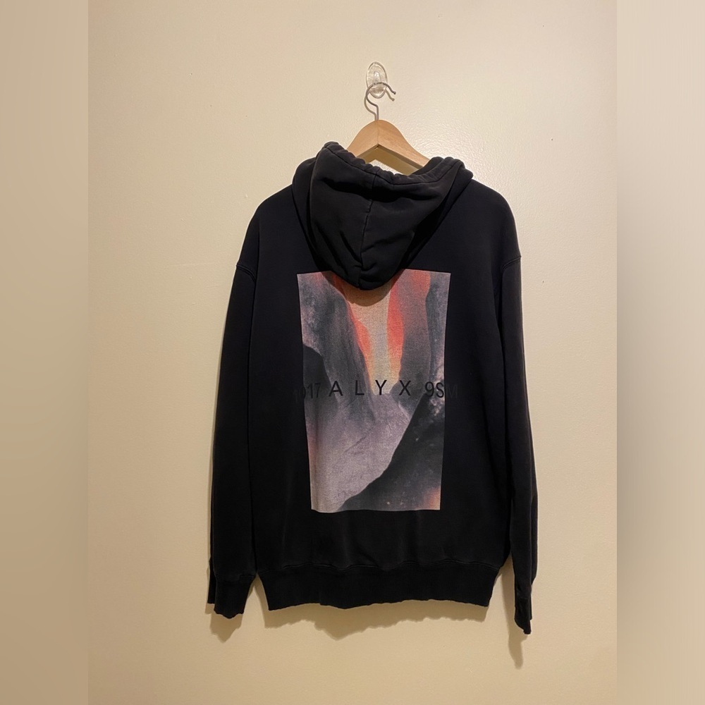 Moncler Men's Black Zip-Up Hoodie. Size S